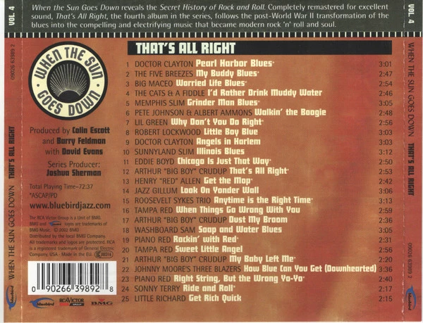 Various - That's All Right CD (2002) New Audio Quality Guaranteed Amazing Value - Image 2