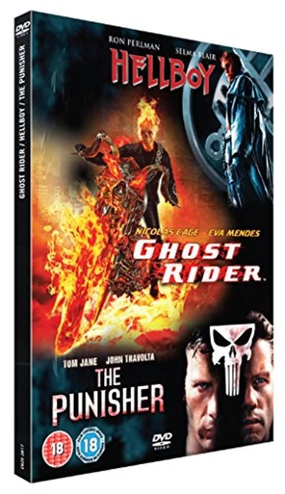 Ghost Rider/Hellboy/The Punisher DVD Feature (2007) Nicolas Cage Amazing Value - Image 2
