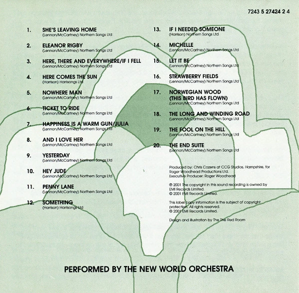 The New World Orchestra - The Orchestral Beatles Collection CD (N/A) Audio
