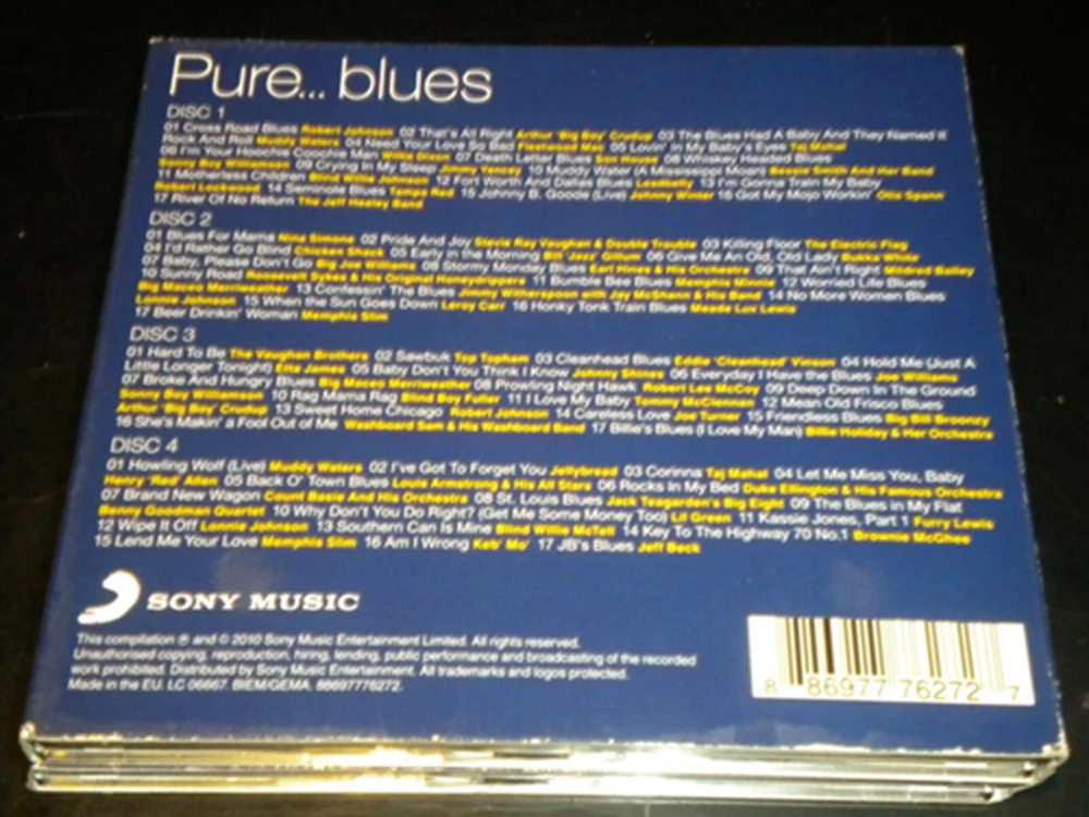 Various Artists - Pure... Blues CD (2010) Audio Quality Guaranteed Amazing Value