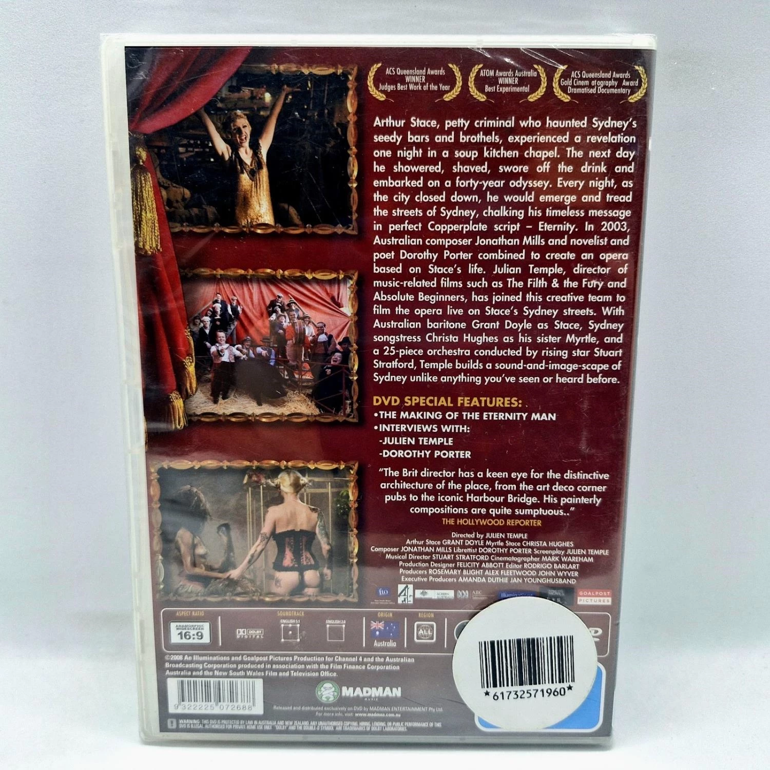 Eternity Man DVD (2009) Iain Gardiner Free Royal Mail Delivery Amazing Value
