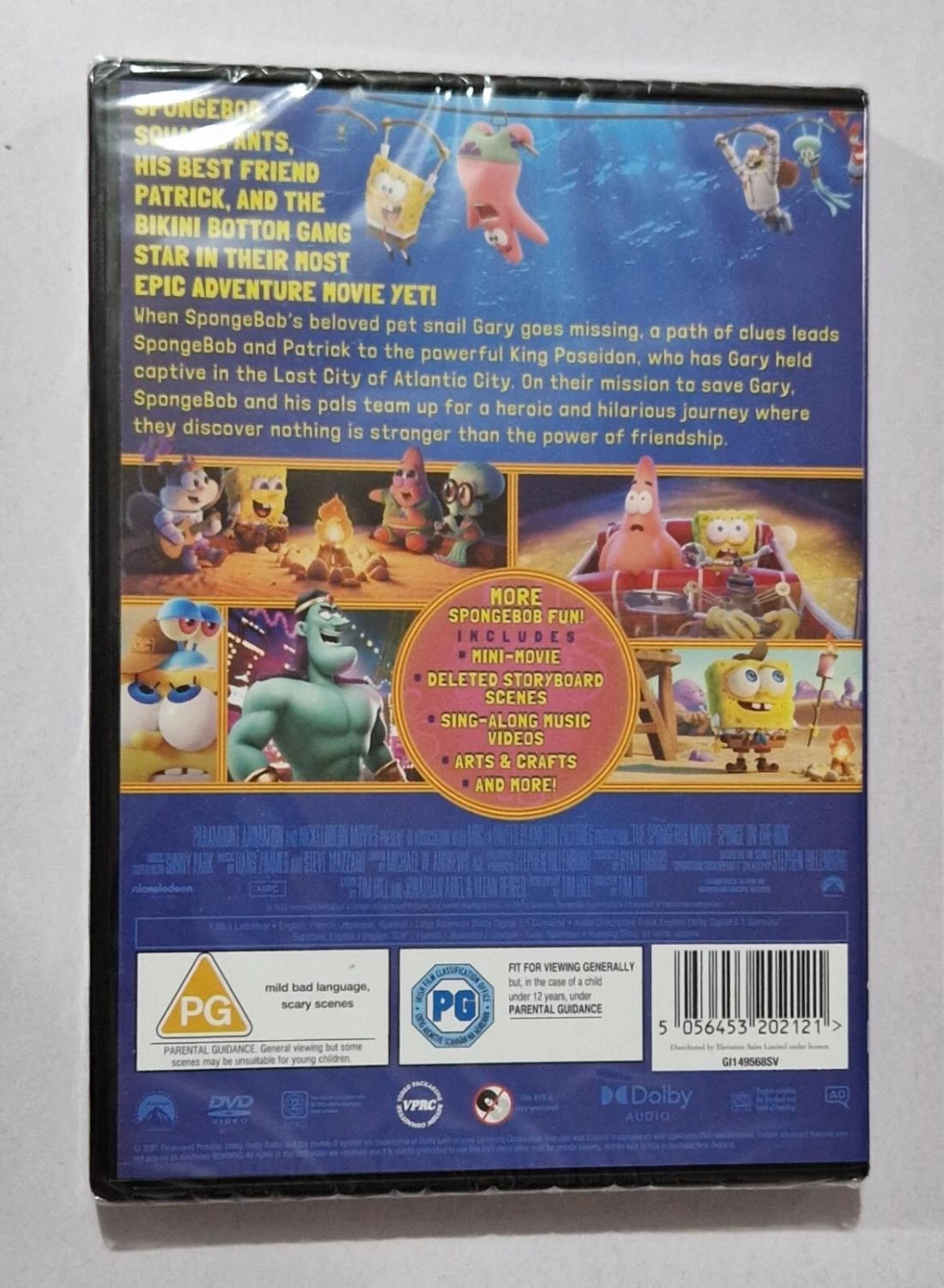 The Spongebob Movie: Sponge On The Run DVD animation (2021) Keanu Reeves - Image 2